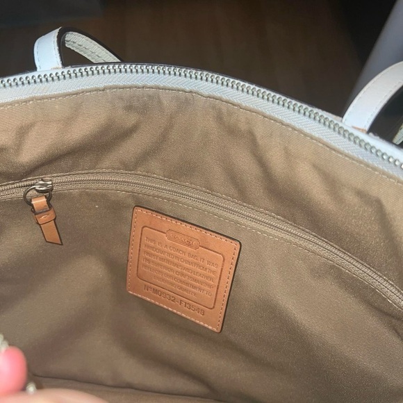 Coach Cream and Brown Mini Bag - Picture 4 of 5